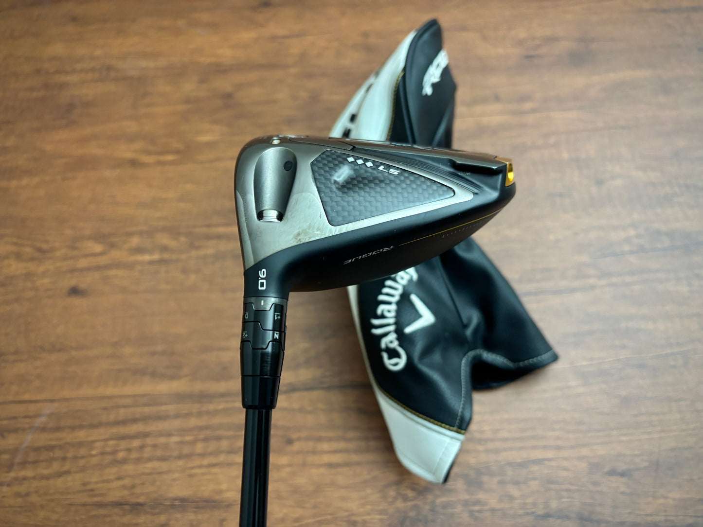 (Left-handed) Callaway Rogue ST LS Triple Diamond Driver 9* + headcover / Stiff