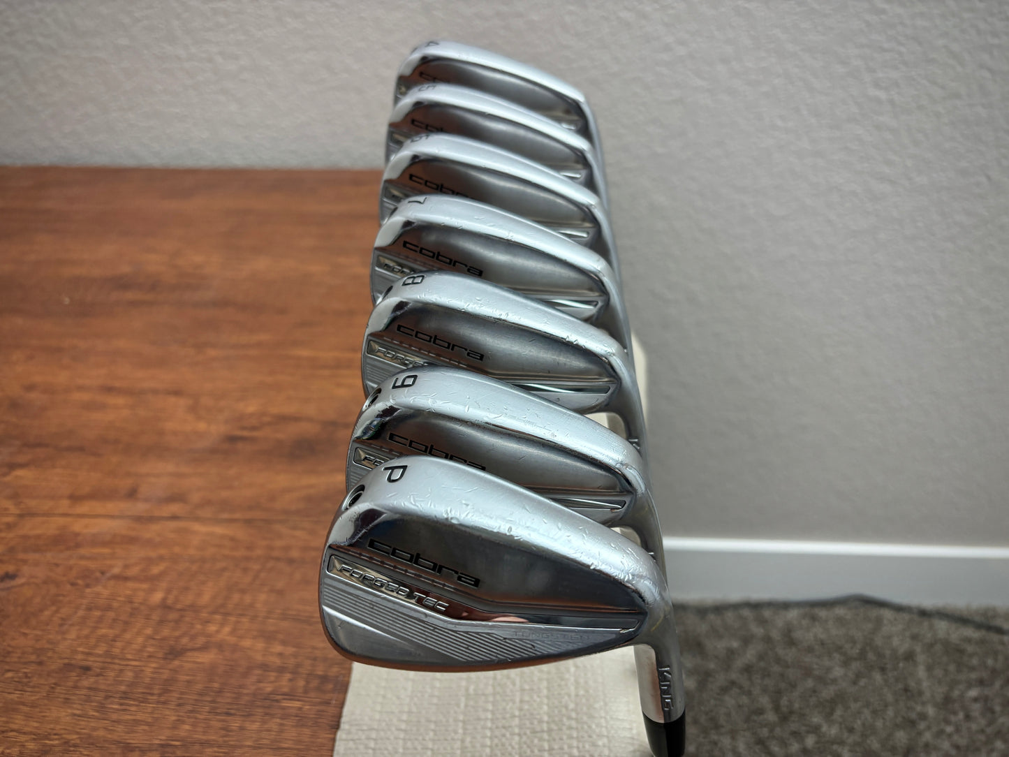 Cobra King Forged TEC Iron Set 4-PW / KBS $-Taper Lite Regular Flex