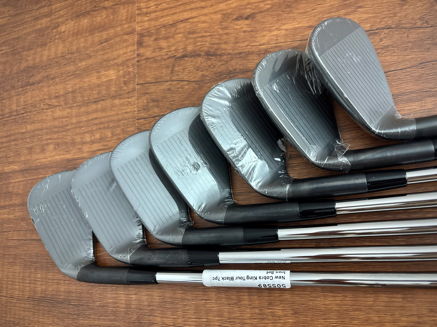 *NEW IN PLASTIC* Cobra King CB '25 Black Iron Set 5-GW / KBS $-Taper Lite 100 Stiff