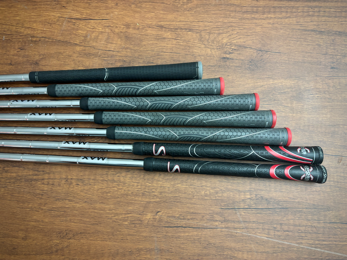 (+1") Taylormade M4 Iron Set 5-AW / KBS Max Regular Flex