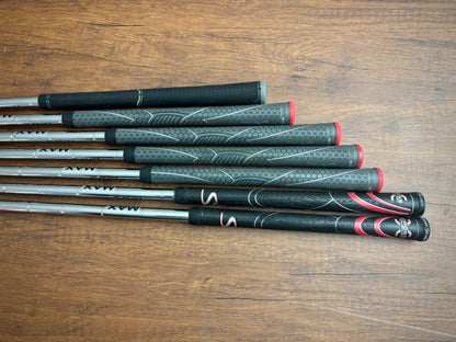 (+1") Taylormade M4 Iron Set 5-AW / KBS Max Regular Flex