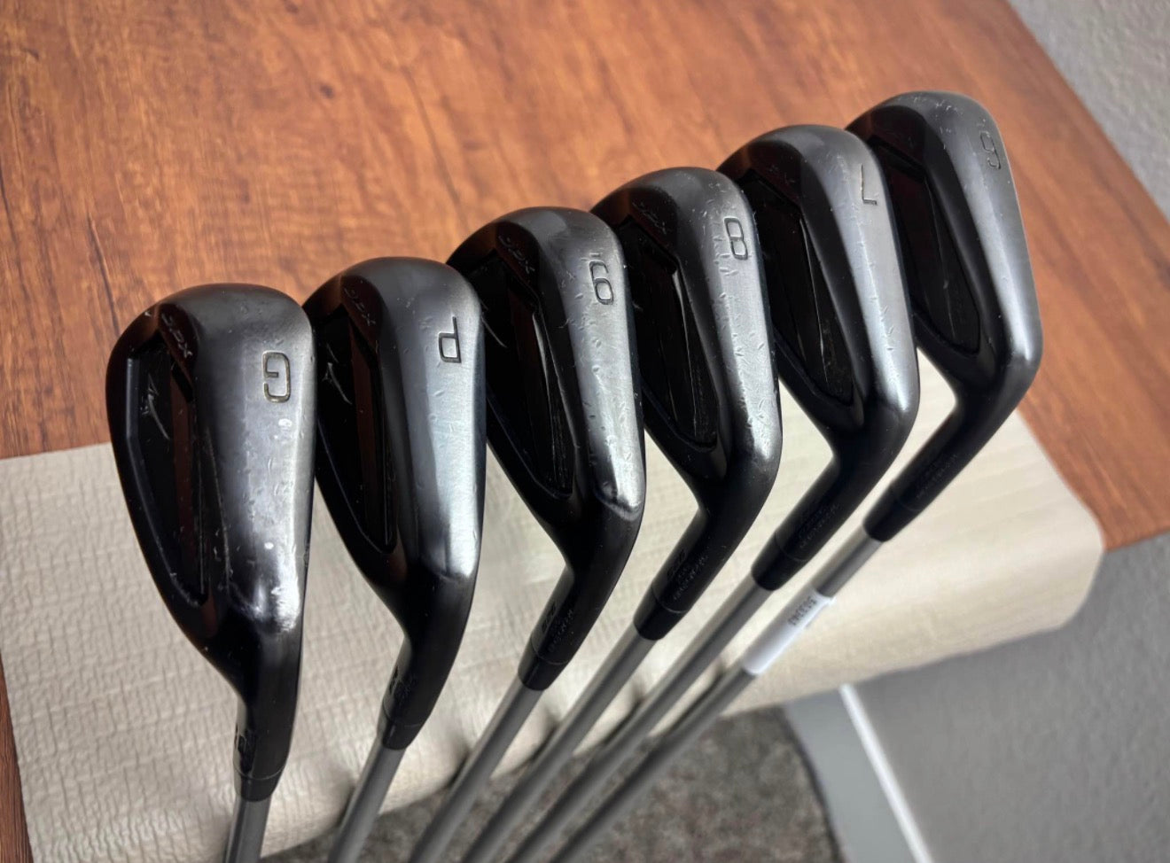 Mizuno JPX 925 Forged Black Iron Set 6-GW / KBS Tour C-Taper 130 X-Stiff