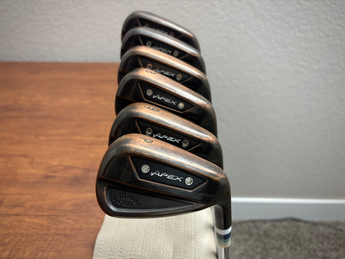 Callaway Apex Ai300 Limited Brushed Copper Iron Set 5-PW / Dynamic Gold S300 Stiff